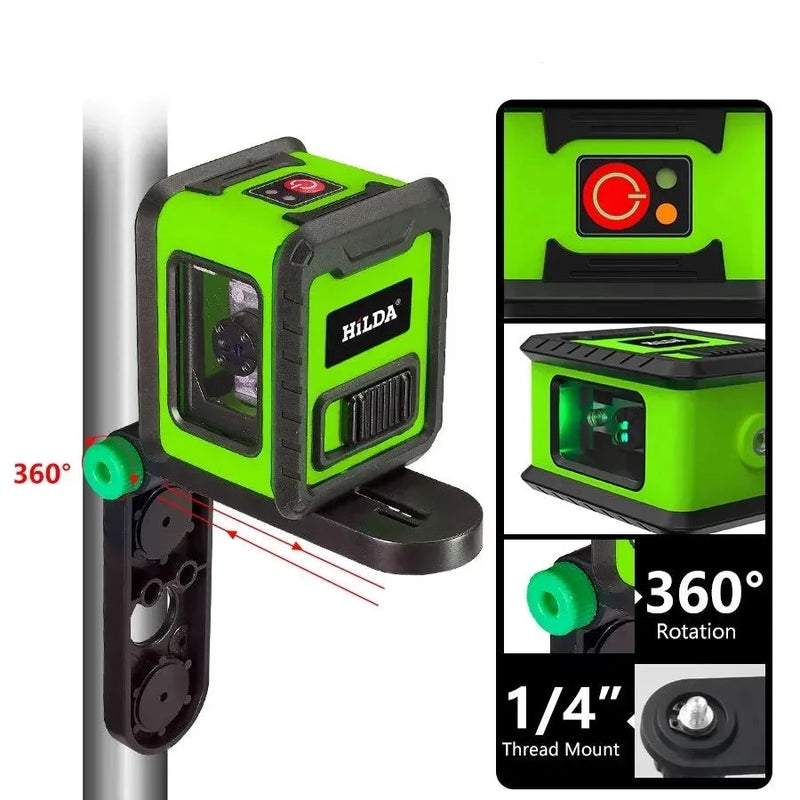 Nível a Laser Verde Profissional HILDA