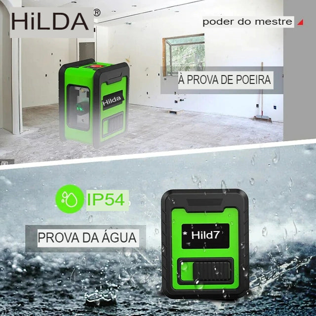 Nível a Laser Verde Profissional HILDA