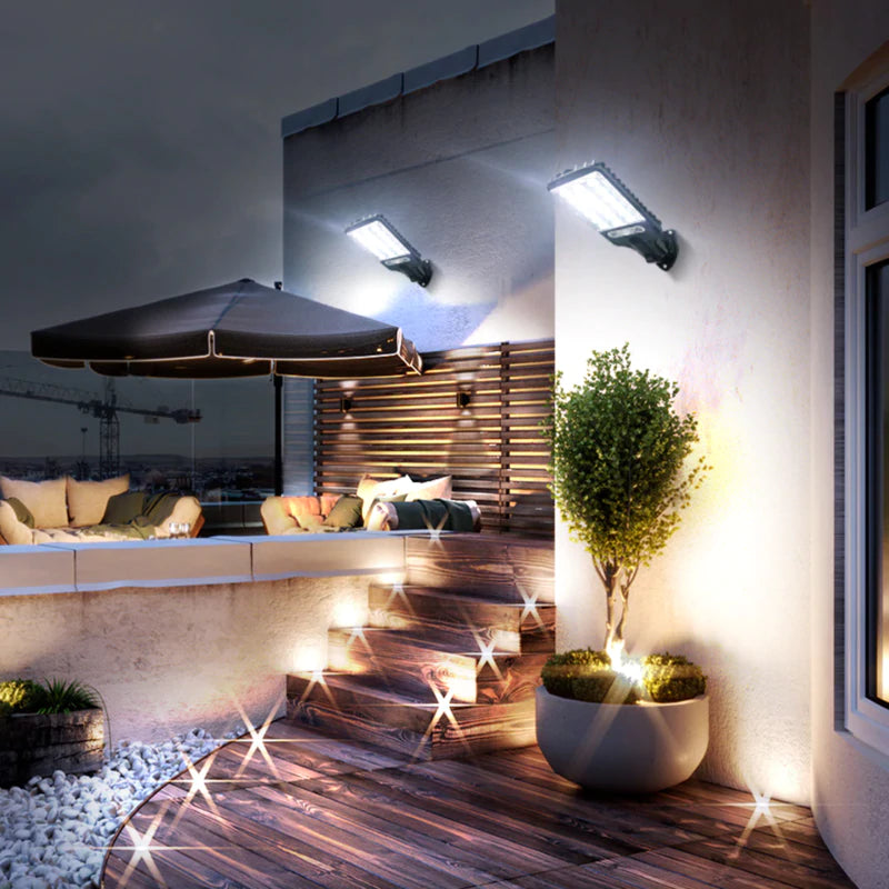 Refletor LED Solar com Sensor de Movimento IP67 - 550W